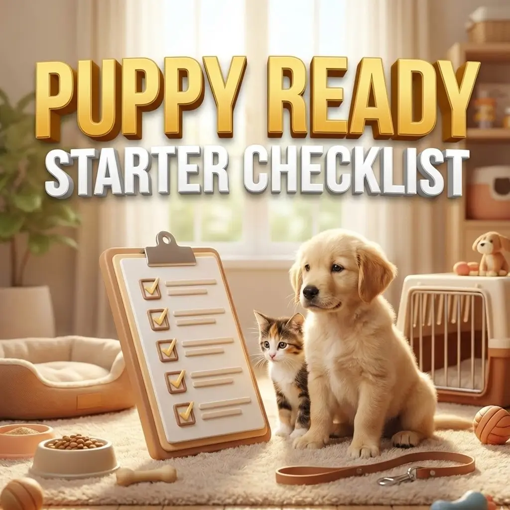 Puppy Ready Starter Printable Checklist